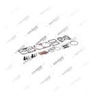 , 1800 110 750 Kit de Réparation, Kit de réparation du compresseur de frein à air, Vaden