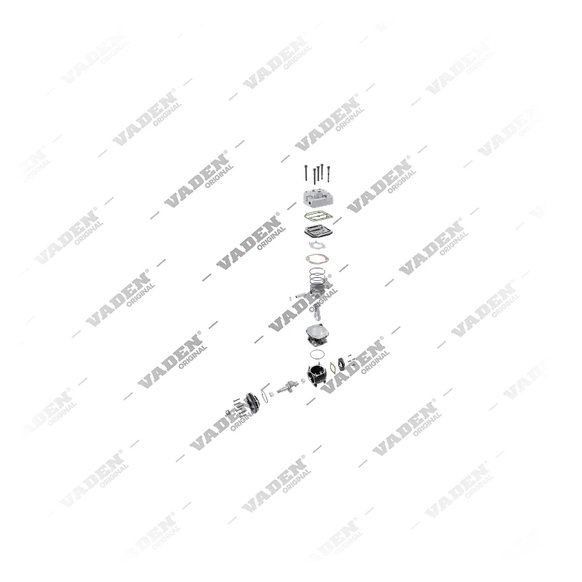 9) II35214LK38,K004822,2TJ145605, II35214LK38 KNORR-BREMSE   Одноцилиндровый, Компрессор воздуха, Ваден