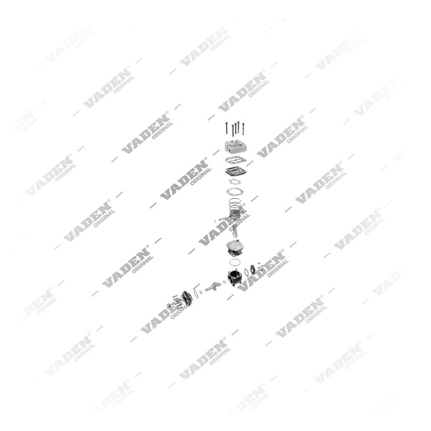 9) II35214LK38,K004822,2TJ145605, 2900 050 001 Одноцилиндровый, Компрессор воздуха, Ваден