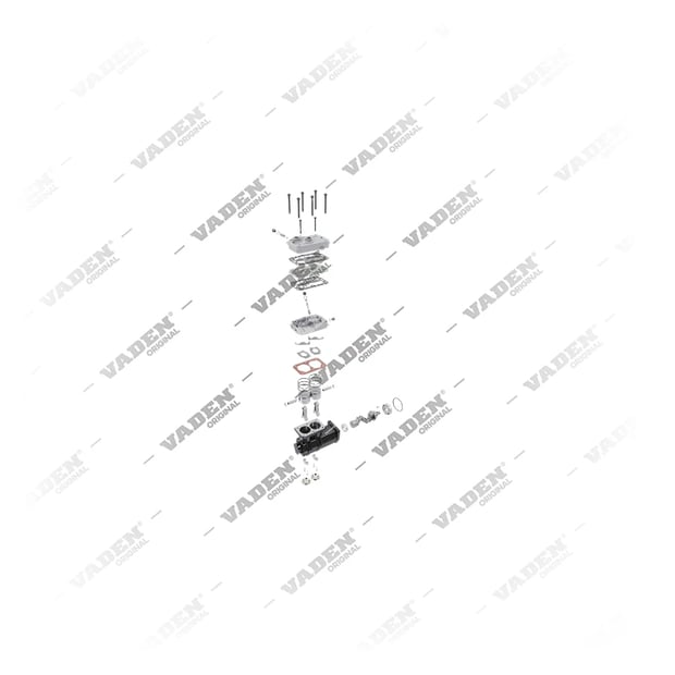 9) 4124420010,5010437567, 5010437567 RENAULT TRUCKS MAGNUM E-Tech 480 Double cylindre, Compresseur d'air, Vaden