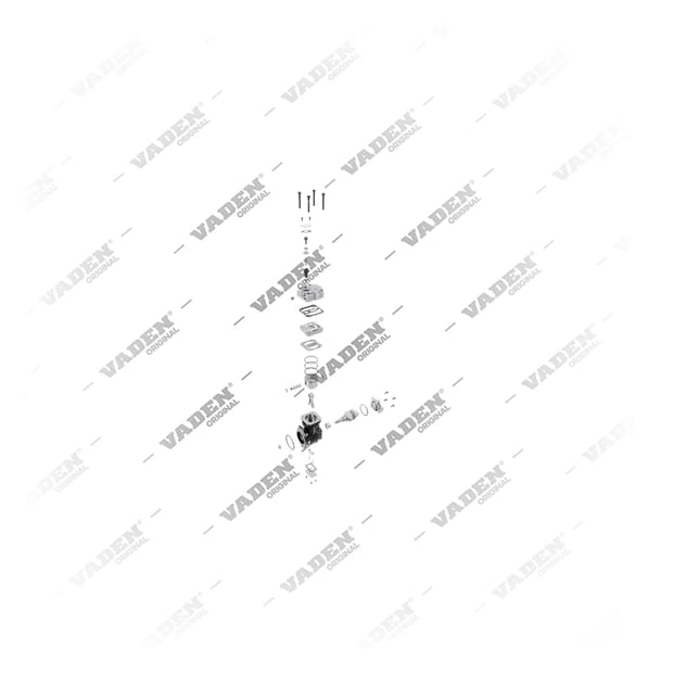 9) K019553,4948553, K019553 KNORR-BREMSE Mono Cilindro, Compresor de aire, Vaden