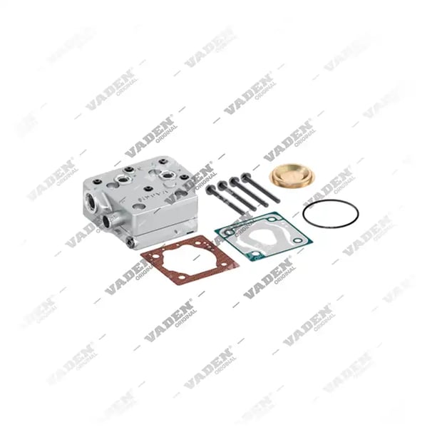 1) 9111539442, 25 21 10 Testa del cilindro, Kit di riparazione per compressori per freni ad aria, Vaden