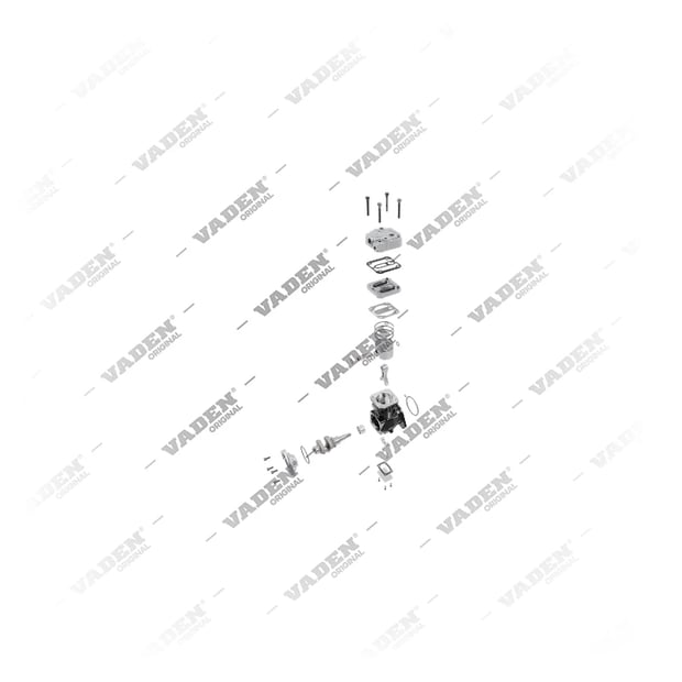 9) K008457,LK3875,9P920586, 1900 160 001 Mono Cilindro, Compresor de aire, Vaden