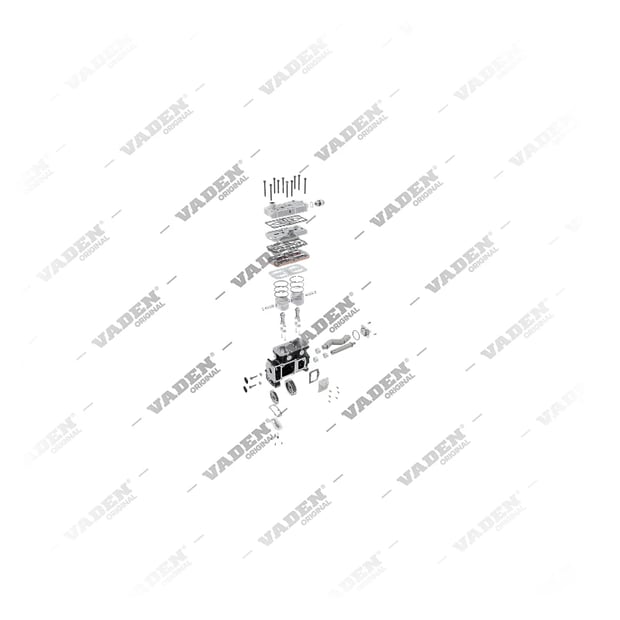 9) K015108,K067172N00,K067172N04,K089063N00,K089063N04,K118706N00,K118706N04,K118706X00,K231273N00,LK4960,51541007115,51541007197,51541007228,51541007249, 51541007115 MAN TGS D 2676 Двухцилиндровый, Компрессор воздуха, Ваден