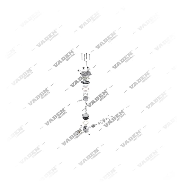 9) K001611,LK3963, K001611LK3963 KNORR-BREMSE Mono Cylindre, Compresseur d'air, Vaden