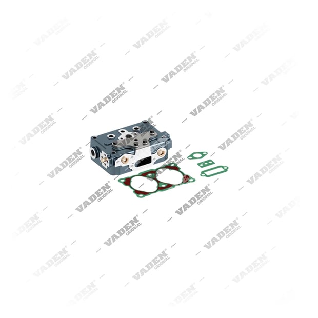 1) 107082, 28 03 50 Cabeçote, Kit reparo do compressor de freio a ar, Vaden