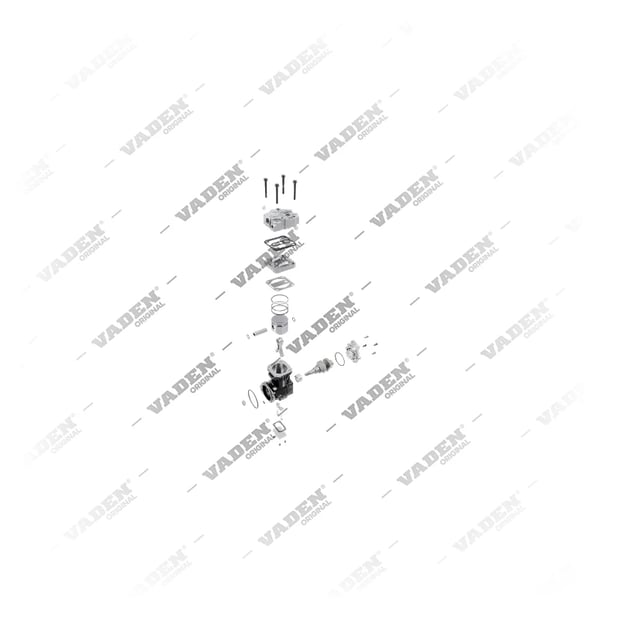 8) K001389,LK3863,3965888,4937720,2R0100759B,4812316400, 2900 030 001 Одноцилиндровый, Компрессор воздуха, Ваден
