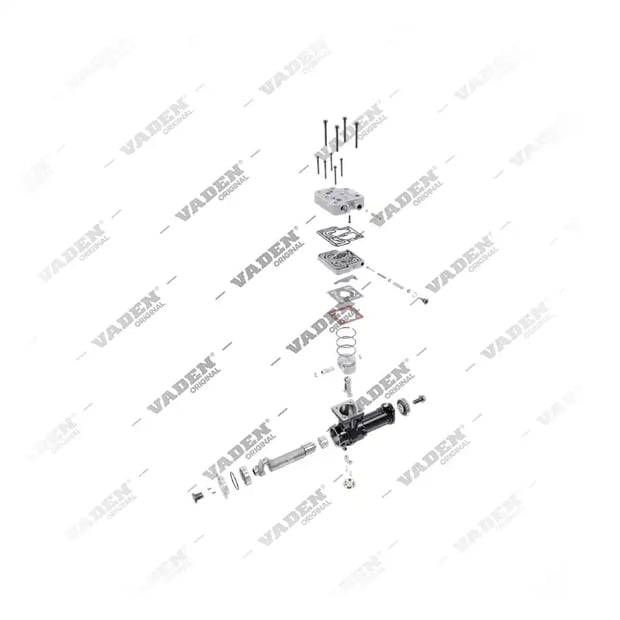 9) 4933564,5266299,5286958,5301080,9111530150, 5286958 CUMMINS ISB6.7 Jednocylindrowa, Sprężarka powietrza, Vaden