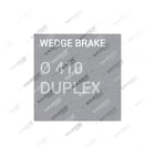 , Wedge Brake Ø 410 DUPLEX Wedge Brake Repair Kit, Brake Caliper Types, Vaden