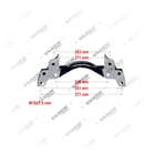 , 4022026 PAN 19 / PAN 22 SINGLE- R - 19.5" Caliper Carrier, Brake Caliper Carrier, Vaden