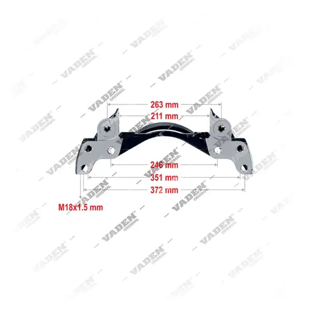 4022026 PAN 19 / PAN 22 SINGLE- R - 19.5" Caliper Carrier, Brake Caliper Carrier