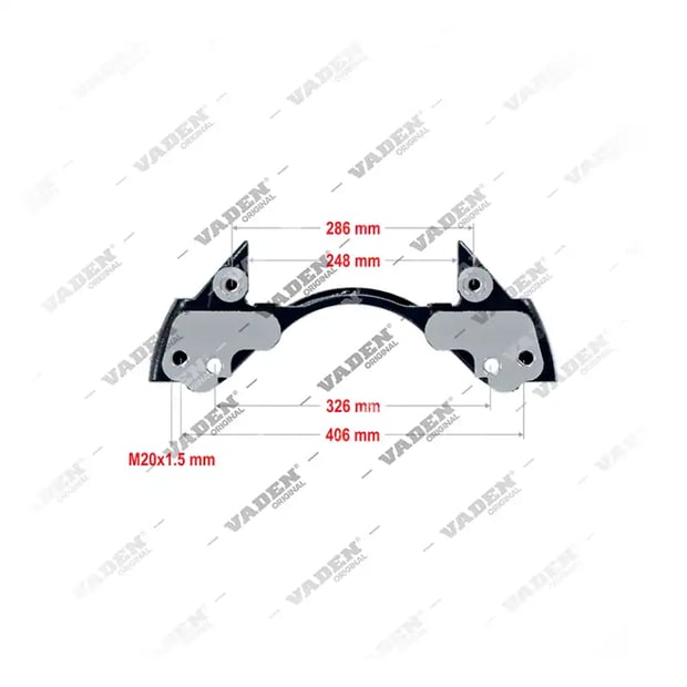 0501210163 MERCEDES BENZ SB6... / SB7...- 22.5", Bremssattel-Träger, Bremssattelträger MERCEDES BENZ