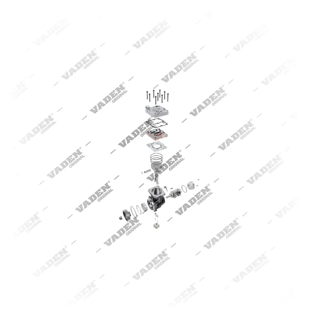 9) 9061305515,9061306615,9122100020, 9061305515 MERCEDES BENZ UNIMOG OM904 Одноцилиндровый, Компрессор воздуха, Ваден