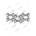 1374338,1374340,1404306,1516145,1516474, 1516145 Empaquetadura, Colector de escape, Vaden