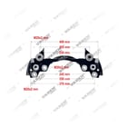 68322778,68322849,3092253,1489072, 68322849 MERITOR DUCO- 22.5", Porta-cerniera, Vaden