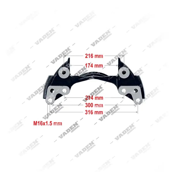 3522020 SB5... / SN5...- 17.5" Bremssattel-Träger, Bremssattelträger