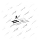 SEB01138004,SEB011380061,1391386, 1391386 SCANIA R580  Kit de válvula, Kits de reparación de compresores de frenos de aire, Vaden