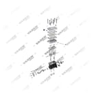 9115531030,4571302215, 1100 020 003 Cilindro duplo, Compressor de ar, Vaden