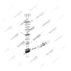 9125120150,21516476, 1300 240 001 Bicilíndrico, Compresor de aire, Vaden