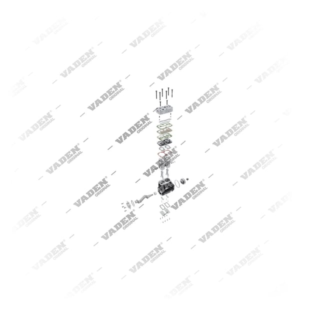 9) I90499000SP1,I90499AT000SP1,I90499ESSP1,I90499X00SP1,LP4813SP1,1613632SP1,5003336SP1, 1300 110 004 (7600 750 002, 470775, 478777 with gear), Twin Cylinder, Air Compressor, Vaden