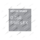, Wedge Brake Ø 360 SIMPLEX Wedge Brake Repair Kit, Brake Caliper Types, Vaden