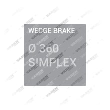 Wedge Brake Ø 360 SIMPLEX - Wedge Brake Reparatursatz, Bremssattel Typen
