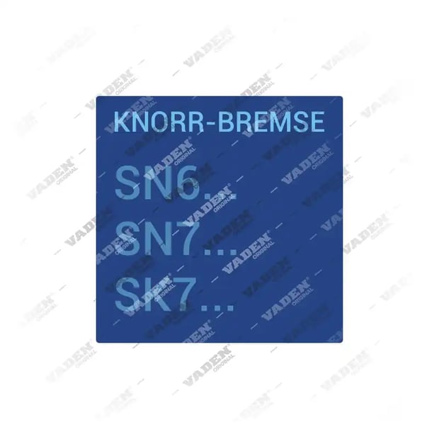 Knorr-Bremse SN6.../ SN7.../ SK7... Knorr-Bremse Kit de Reparación, tipos de pinzas de freno