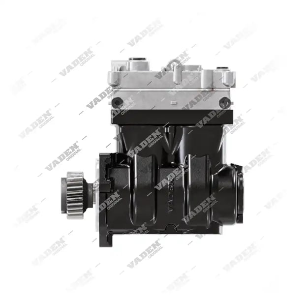 6) 9125120060SP1,9125120067SP1,20770303SP1, 1300 190 009 (7600 880 003, 1549425 avec engrenage), Double cylindre, Compresseur d'air, Vaden