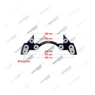 0004211206,K000028, A0004211206 MERCEDES BENZ SB6... / SB7...- 22.5", Bremssattel-Träger, Bremssattelträger, Vaden