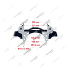 , 4022020 PAN 19 / PAN 22 SINGLE- R - 19.5" Suporte de pinça, Vaden