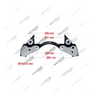 K001497,0203131500, 3522002 SB6... / SB7...- R - 19.5" Caliper Carrier, Brake Caliper Carrier, Vaden