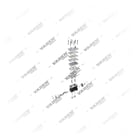 9061302415,9061303315,9061304715,4115530030, A9061303315 MERCEDES BENZ Multi Class S 415 OM906 Double cylindre, Compresseur d'air, Vaden