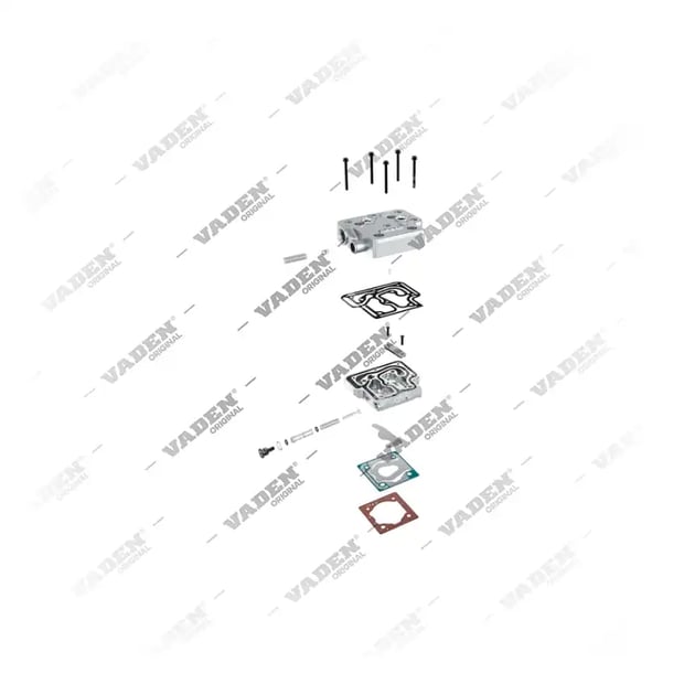 2) 9111539442, 9111539442 WABCO Zylinderkopf, Druckluftbremse Kompressor-Reparatursätze, Vaden