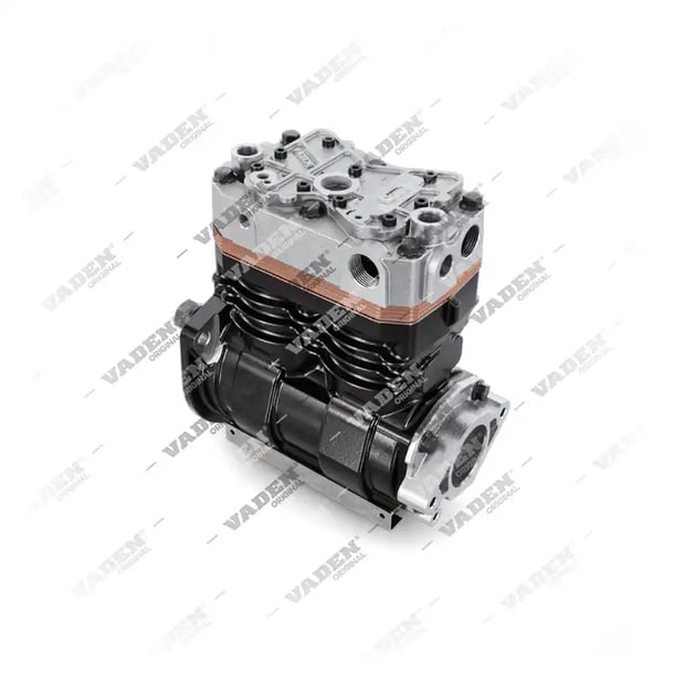 2) K022264N00,LK4952,504079460,504353252, K022264N00 KNORR-BREMSE Double cylindre, Compresseur d'air, Vaden