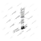 9115530020,4571301815, 1100 020 006 Twin Cylinder, Air Compressor, Vaden
