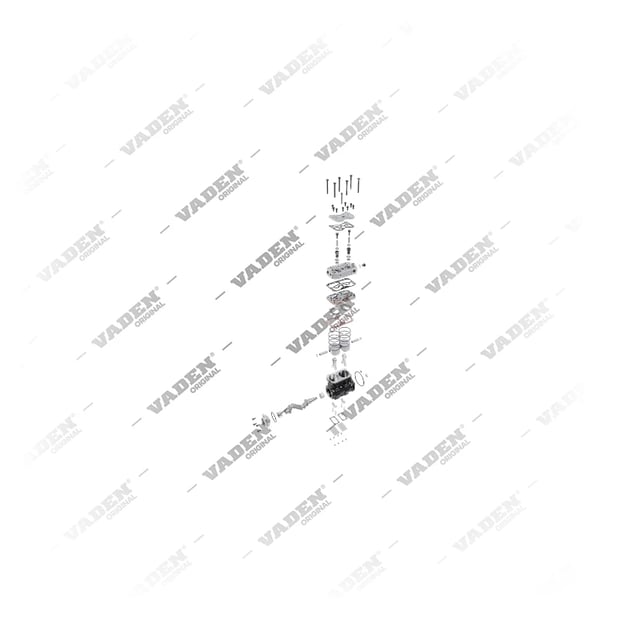 9) K124190,JC462875AA, 1800 070 002 Double cylindre, Compresseur d'air, Vaden