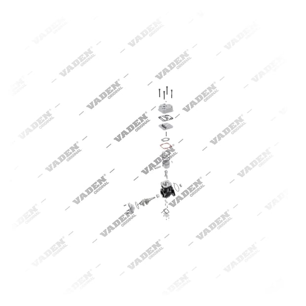 9) LK3880,4932265, 2500290001, Monocilindrico, Compressore d'aria, Compressori per freni ad aria, Vaden