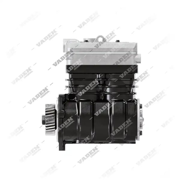 6) 4127040090SP1,7420713886SP1, 1700 030 002 (7600 850 004, 8170446, 7408170446 avec engrenage), Double cylindre, Compresseur d'air, Vaden