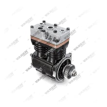 1700 010 005 - (7600 750 007, 5010240933 com engrenagem), Cilindro duplo, Compressor de ar