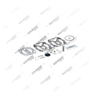 , 1200 250 500 Kit de Reparación, Kits de reparación de compresores de frenos de aire, Vaden