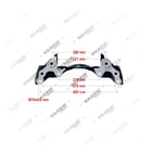 6409157424,0004216506, 0004216506 MERCEDES BENZ   MAXX 22L- L - 22.5", Bremssattel-Träger, Bremssattelträger, Vaden