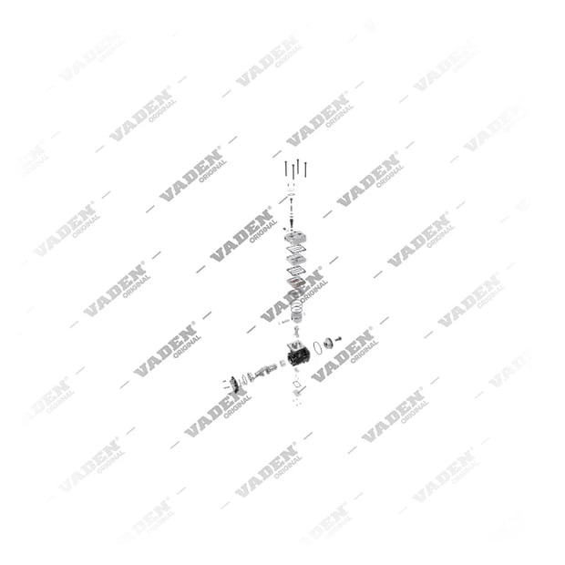 9) 0R1623,0R1624,10R1437,1916521,2233636,2233637,2554160,5010803,5010806,5011427,5011441,5012532,5012533,5014428, 10R1437 CATERPILLAR Одноцилиндровый, Компрессор воздуха, Ваден