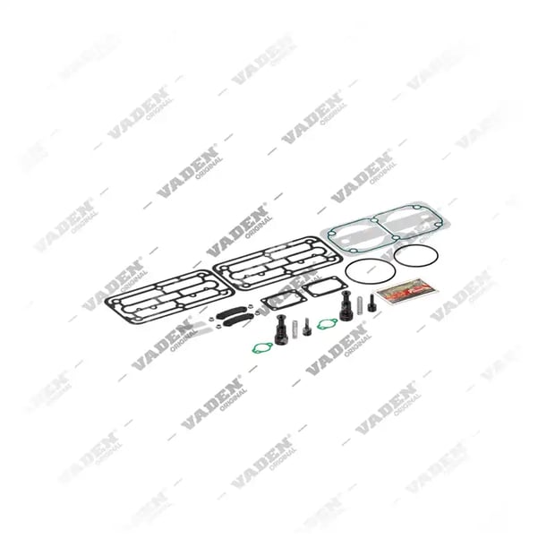 1) 10R2767S5,10R2768S6,2269579S5,2269580S5,2579346S5,5013058S5,5013059S5, 2200 010 760 Kit de reparação, Kit reparo do compressor de freio a ar, Vaden