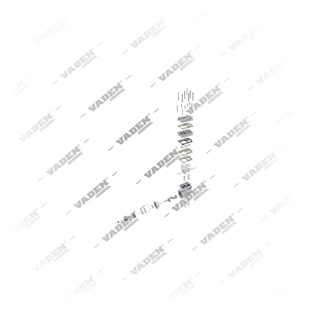 9) LP560,7423811949, 1700 190 001 Com Embreagem, Compressor de ar, Vaden