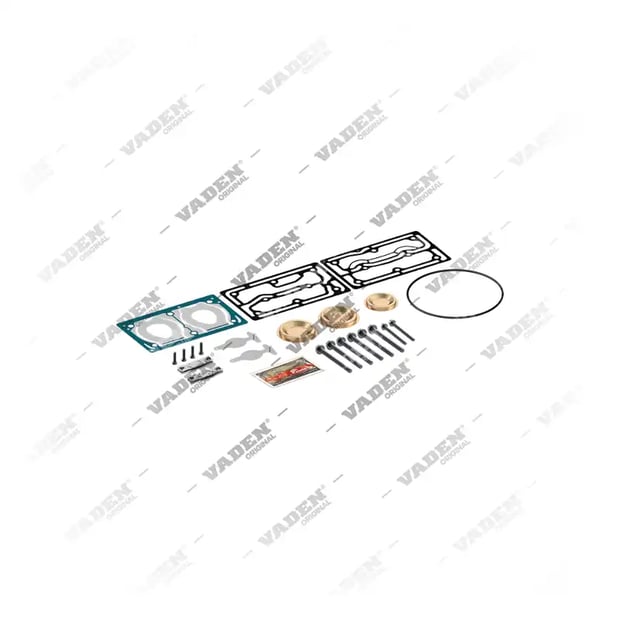 1) 9125120372, 912 512 037 2 Kit de reparação, Kit reparo do compressor de freio a ar, Vaden
