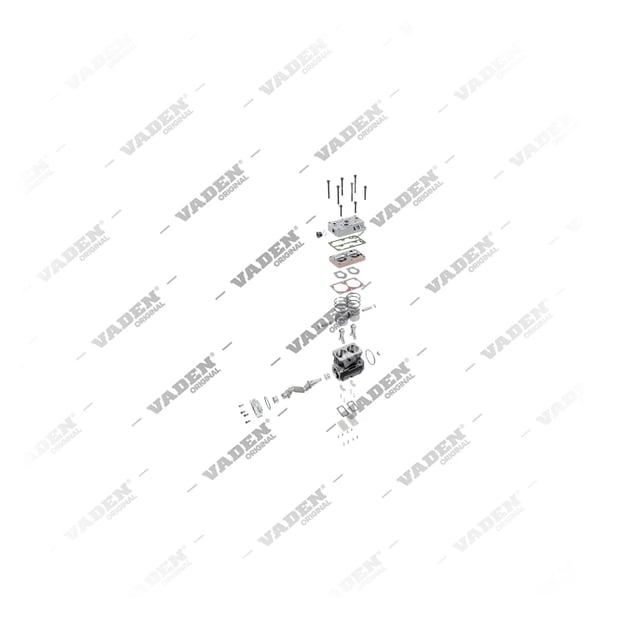 9) LP4855,SEB01747,SEB01747000,SEB01747ES,SEB01747X00,5010450646,5010553129,7485003207, 1700 010 003 Çift Silindirli, Kompresör, Vaden