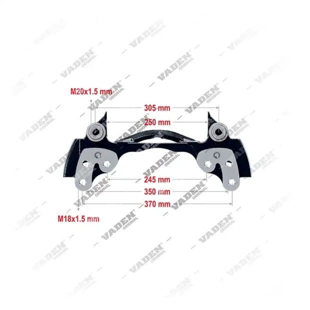 1) 68324199, 4122008 ELSA 2- 22.5" Kızak, Kaliper Taşıyıcı, Vaden