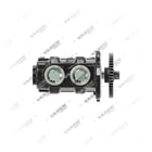 1300260002 (7600 850 006, 8131848, 7408131848 con ingranaggio), Doppio cilindro, Compressore d'aria - Bottom View