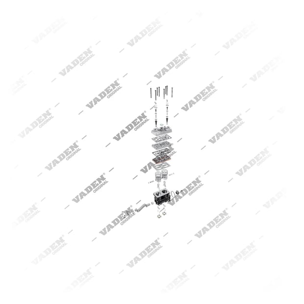 9) K053740N00SP1,K053740N05SP1,LK4951SP1,2024413SP1, 1400 090 006 (7600 860 002, 2022257 com engrenagem) Cilindro duplo, Compressor de ar, Vaden