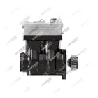 1300190009 (7600 880 003, 1549425 con engranaje), Bicilíndrico, Compresor de aire - Right Side View